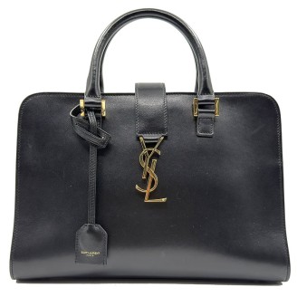 생로랑 모노그램 카바스 숄더백 겸 토트백 스몰 (472469)