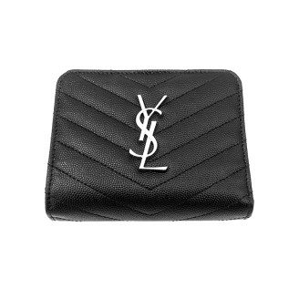 생로랑 모노그램 지퍼 어라운드 반지갑 (668288)