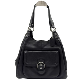 코치 레더 숄더백 (F24686)