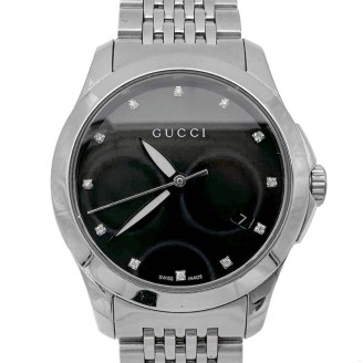 구찌 G타임리스 스틸 시계 (126.5)