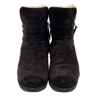 샤넬 마트라세 시어링 앵클 부츠 (G27811)