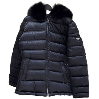 프라다 폭스 퍼 구스다운 패딩 (28G060)