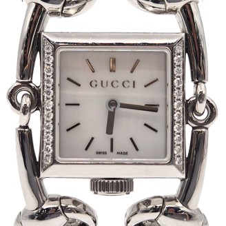 구찌 스틸 다이아 시뇨리아 시계 (116.5)