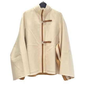 에르메스 캐시미어 케이프 코트