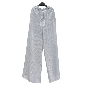 샤넬 실크 스트라이프 바지