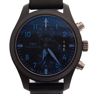 IWC 파일럿 워치 크로노그래프 탑건 부티크 에디션 46mm 시계 (IW388003)