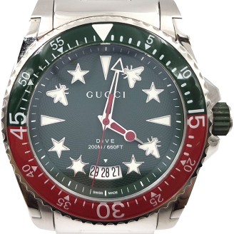 구찌 다이브 쿼츠 시계 (136.2)