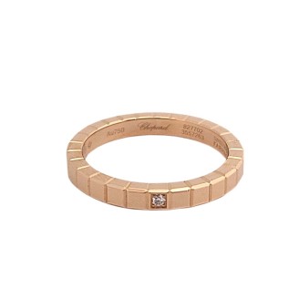 쇼파드 아이스큐브 핑크골드반지