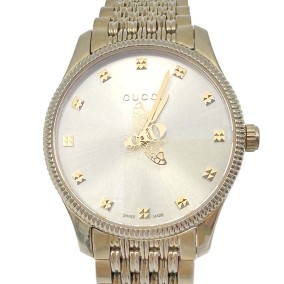 구찌 G 타임리스 금장도금 시계 (126.5)