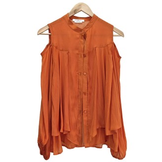 지방시 오프숄더 블라우스