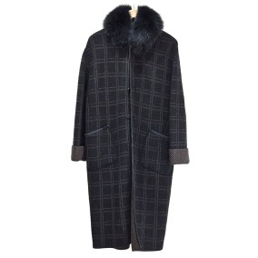 로로피아나 베이비 캐시미어 폭스퍼 리버서블 코트