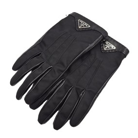 프라다 나일론 삼각로고 장갑