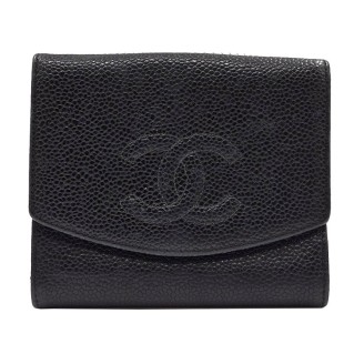 샤넬 캐비어 반지갑