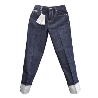 구찌 자수 로고 셀비지 데님 청바지