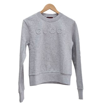 구찌 엠보싱 로고 맨투맨