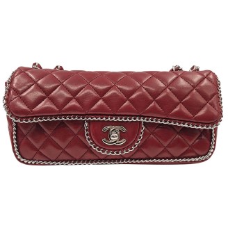 샤넬 램스킨 어라운드 체인 바게트백