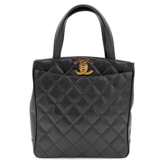샤넬 캐비어 토트백