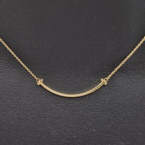 티파니 T 스마일 목걸이 스몰