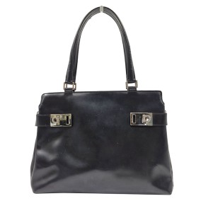 페레가모 간치니 레더 숄더백