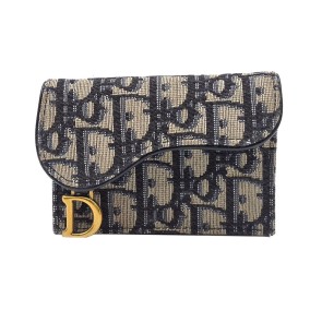 크리스찬 디올 오블리크 새들 카드지갑