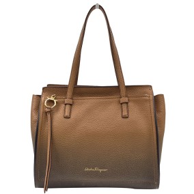 페레가모 투톤 에이미 숄더백 미듐