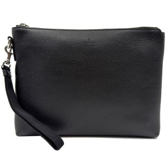 구찌 그레인드 레더 스트랩 클러치 (387075)